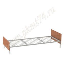 Кровать одноярусная с сеткой МТ 16-7 Вишня Оксфорд