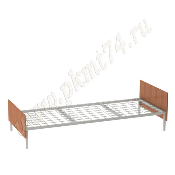 Кровать одноярусная с сеткой МТ 16-7 Вишня Оксфорд