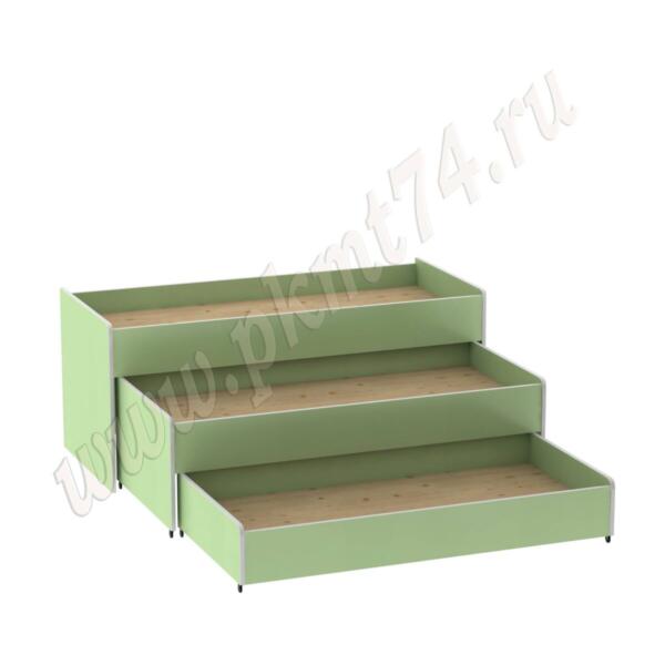 Кровать трёхъярусная МТ 17-33 Салатовый