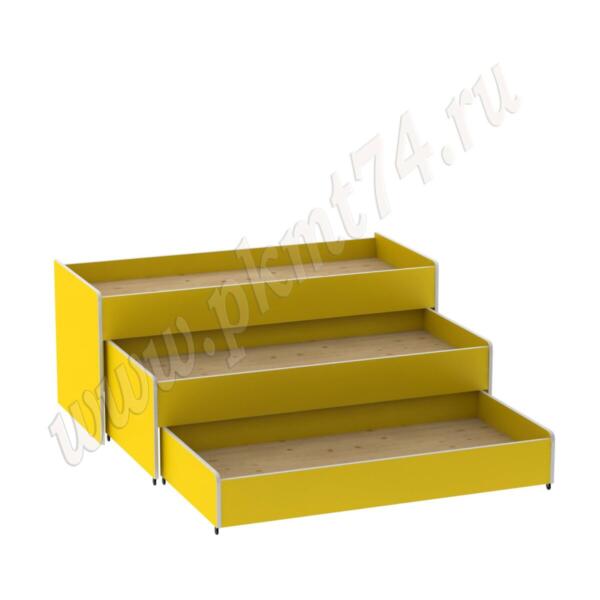 Кровать трёхъярусная МТ 17-33 Желтый