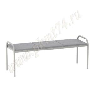 Лавочка мягкая МТ 05-5 к-з Серый Лавочка мягкая МТ 05-5 к-з Серый