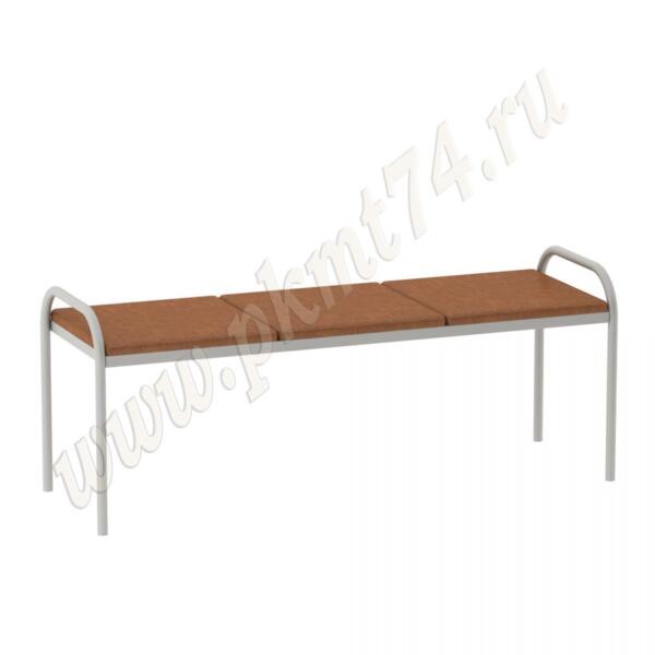 Лавочка мягкая МТ 05-5 к-з Коричневый