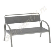 Лавочка в холл МТ 05-12 Серый Лавочка в холл МТ 05-12 Серый