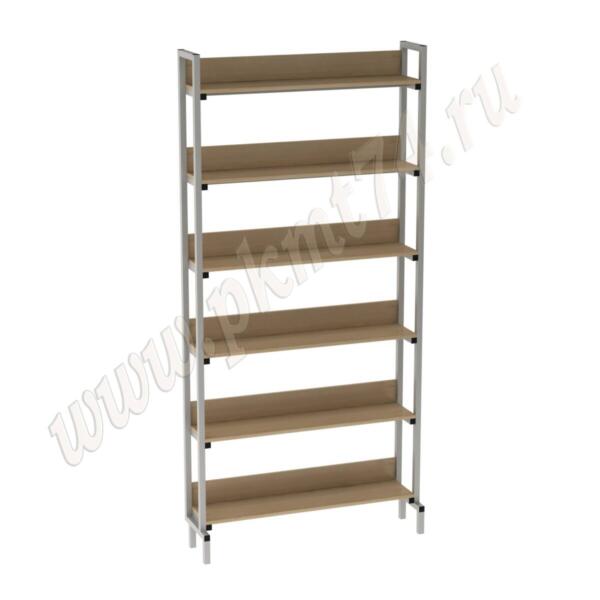 Стеллаж библиотечный односторонний МТ 03-1 Клён