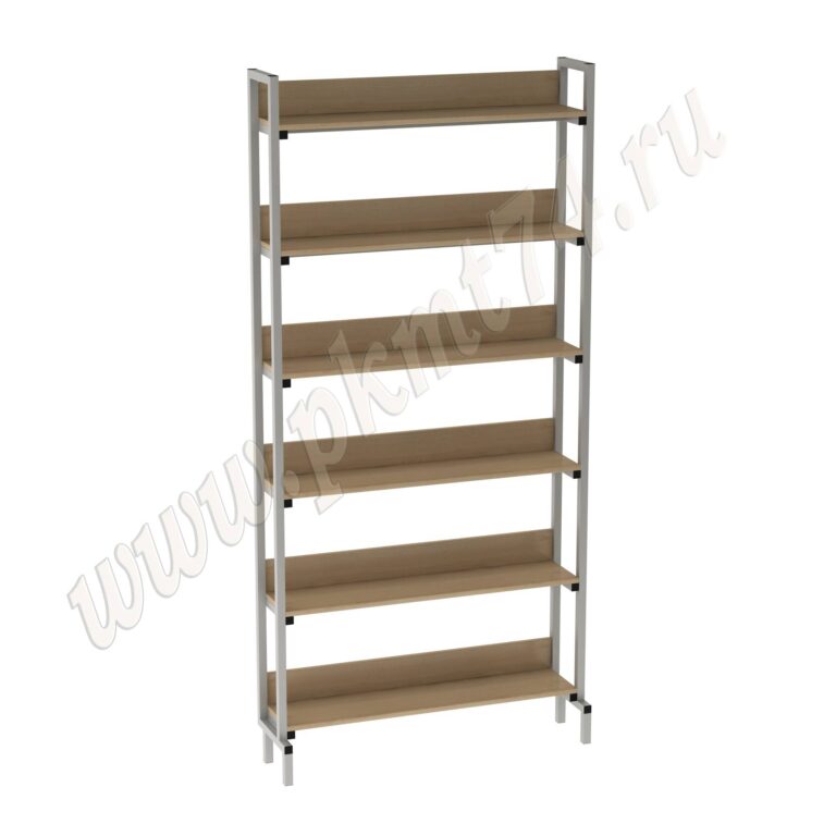 Стеллаж библиотечный односторонний МТ 03-1 Клён