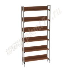 Стеллаж библиотечный односторонний МТ 03-1 Вишня Оксфорд