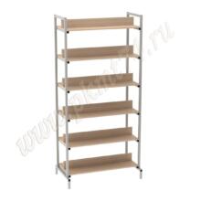 Стеллаж библиотечный МТ 03-2 Дуб Молочный
