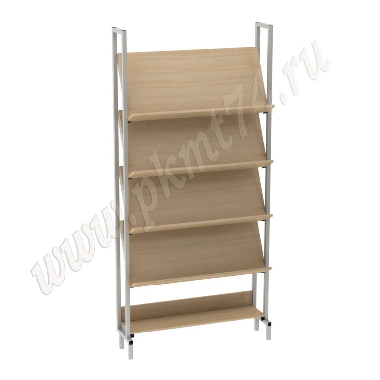 Стеллаж информационный библиотечный МТ 03-3 Клён Стеллаж информационный библиотечный МТ 03-3 Клён