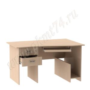 Стол компьютерный угловой с тумбой МТ 07-9 дуб Молочный Стол компьютерный угловой с тумбой МТ 07-9 дуб Молочный