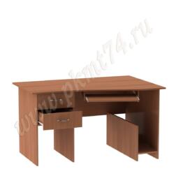Стол компьютерный угловой с тумбой МТ 07-9 Вишня Оксфорд