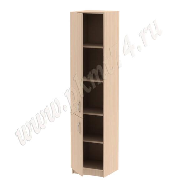 Пенал закрытый с полками МТ 13-9 дуб Молочный