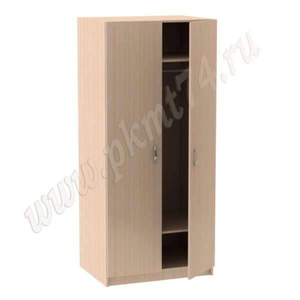 Шкаф для одежды со штангой и двумя полками МТ 14-9 Клён Шкаф для одежды со штангой и двумя полками МТ 14-9 Клён