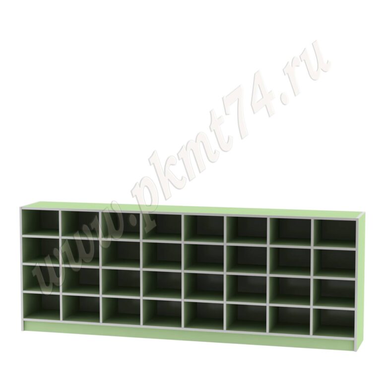 Шкаф для горшков 32 ячейки МТ 17-43 Салатовый
