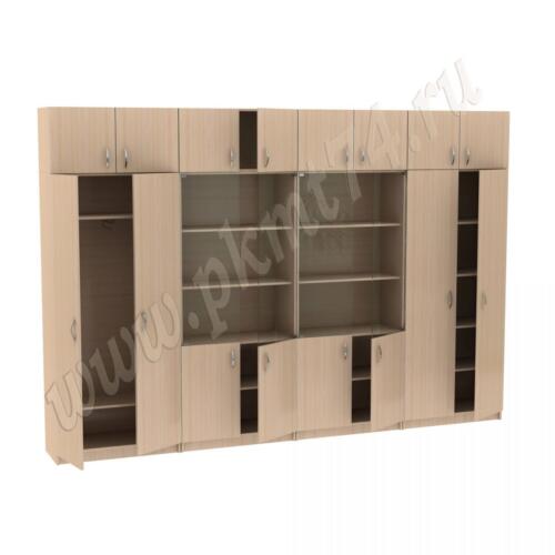 Набор из четырех шкафов с антресолями МТ 14-34-10 Дуб Молочный