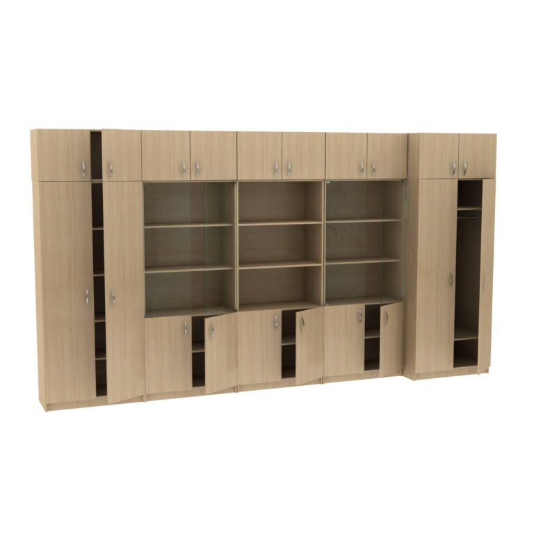 Набор из пяти шкафов с антресолями МТ 14-34-12 Клён Набор из пяти шкафов с антресолями МТ 14-34-12 Клён