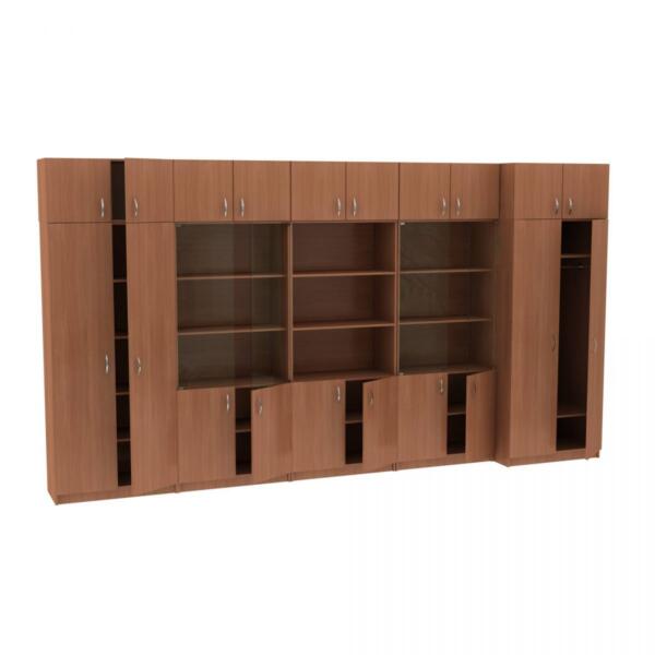 Набор из пяти шкафов с антресолями МТ 14-34-12 Вишня Оксфорд