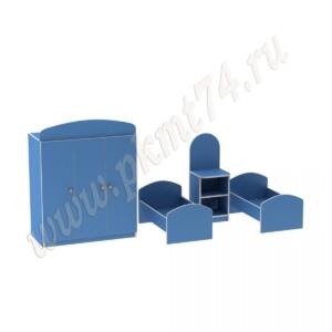 Спальная комната для кукол МТ 17-106 Голубой Спальная комната для кукол МТ 17-106 Голубой