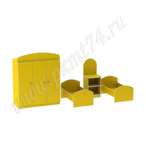 Спальная комната для кукол МТ 17-106 Желтый