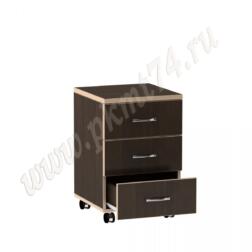 Тумба на колёсах для офиса МТ 09-10 Венге-Молочный Тумба на колёсах для офиса МТ 09-10 Венге-Молочный
