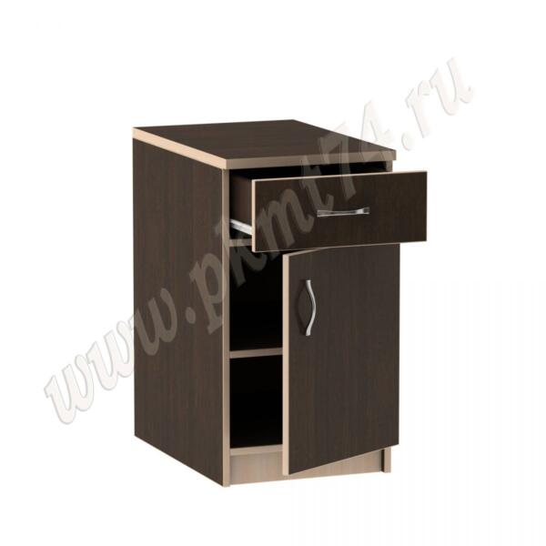 Тумба стационарная офисная с ящиком МТ 09-5 Венге-Молочный