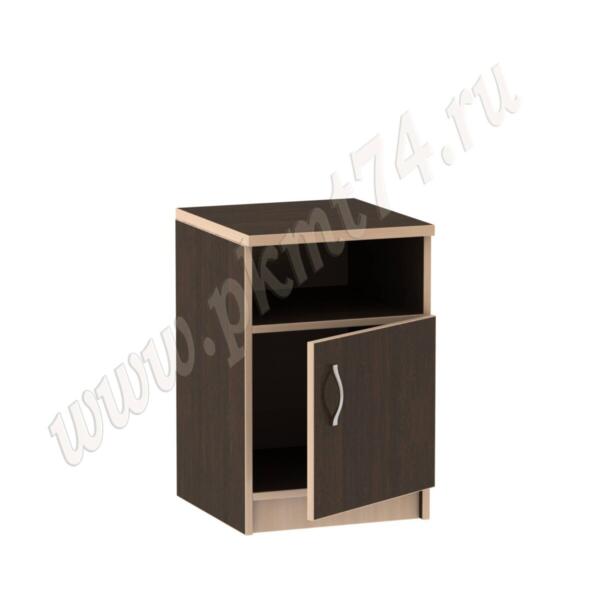 Тумба с нишей и дверкой для офиса МТ 09-6 Венге-Молочный