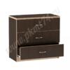 Тумба под оргтехнику с ящиками МТ 10-9 Венге-Молочный