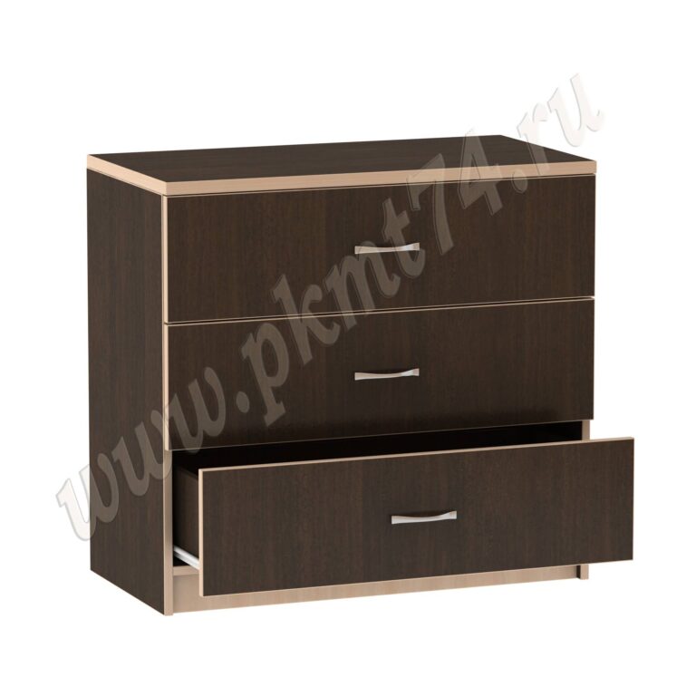 Тумба под оргтехнику с ящиками МТ 10-9 Венге-Молочный