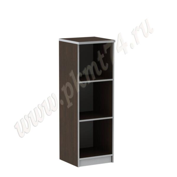 Пенал открытый с двумя полками МТ 13-1 Венге-Алюминий