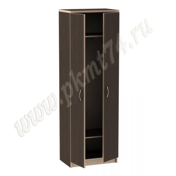 Шкаф для одежды в офис с выкатной штангой МТ 14-6 Венге-Молочный