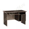 Стол компьютерный для офиса с тумбой МТ 07-2 Венге-Молочный