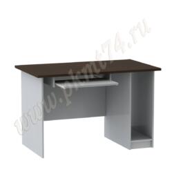 Стол офисный с подставкой под системный блок МТ 07-3 Алюм-Венге