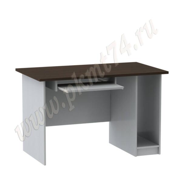 Стол офисный с подставкой под системный блок МТ 07-3 Алюм-Венге