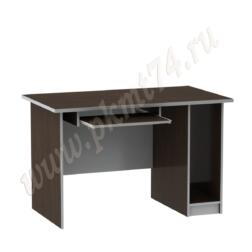 Стол офисный с подставкой под системный блок МТ 07-3 Венге-Алюм