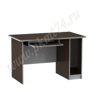 Стол офисный с подставкой под системный блок МТ 07-3 Венге-Алюм Стол офисный с подставкой под системный блок МТ 07-3 Венге-Алюм