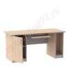 Стол компьютерный двухтумбовый для офиса МТ 07-4 Мол-Алюм