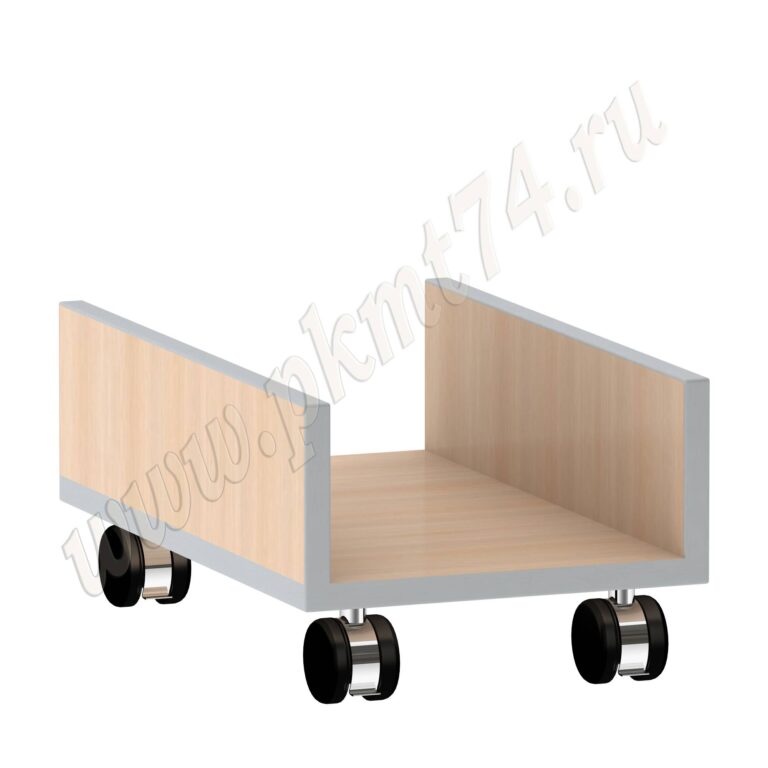 Подставка для системного блока Мт 07-5 Молочный-Алюминий