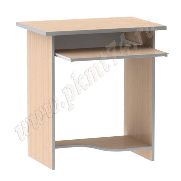 Компьютерный стол МТ 07-7 Молочный-Алюм Компьютерный стол МТ 07-7 Молочный-Алюм
