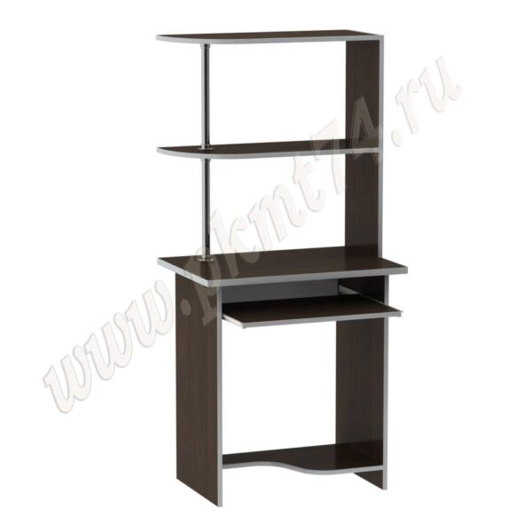 Стол для ноутбука с надставкой МТ 07-8 Венге-Алюминий