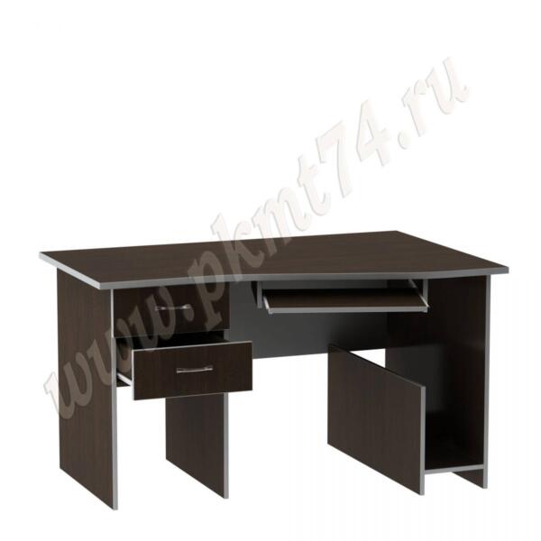Компьютерный стол для офиса угловой МТ 07-9 Венге-Алюминий