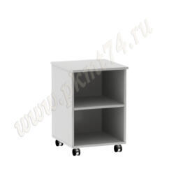 Открытая мобильная тумбочка МТ 09-2 Серый Открытая мобильная тумбочка МТ 09-2 Серый
