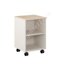 Открытая мобильная тумбочка МТ 09-2 Тэффи - Клен Открытая мобильная тумбочка МТ 09-2 Тэффи - Клен