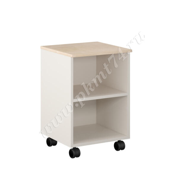 Открытая мобильная тумбочка МТ 09-2 Тэффи - Клен
