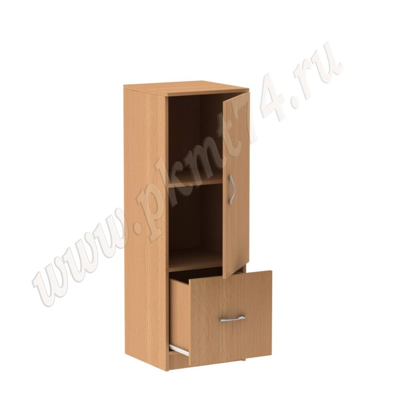 Пенал напольный МТ 13-6 Бук Бавария светлый