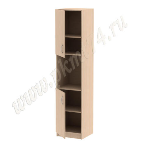 Пенал с двумя дверками и нишей МТ 13-12 дуб Молочный