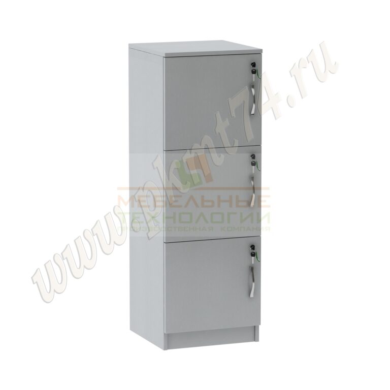 Пенал с ячейками для сумок МТ 13-26 Серый