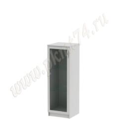 Пенал в кабинет врача со стеклянными полками МТ 13-7 Серый