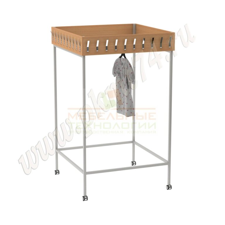 Вешалка гардеробная передвижная МТ 04-10 Бук Бавария светлый