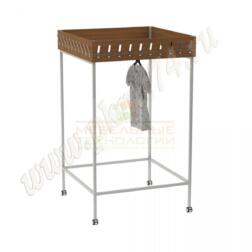 Вешалка гардеробная передвижная МТ 04-10 Орех Вешалка гардеробная передвижная МТ 04-10 Орех