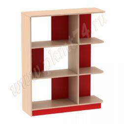 Полка для игрушек МТ 17-46 Дуб Молочный-Красный