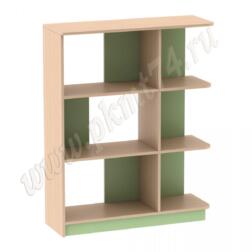 Полка для игрушек МТ 17-46 Дуб Молочный-Салатовый